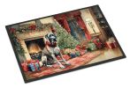 Great Dane Cozy Christmas Doormat Front Door Mat Indoor Outdoor Rugs for Entryway, Non Slip Washable Low Pile, 24H X 36W