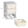 Kids Storage Unit Dresser-Cream White