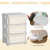 Kids Storage Unit Dresser-Cream White