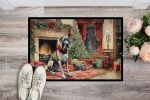 Great Dane Cozy Christmas Doormat Front Door Mat Indoor Outdoor Rugs for Entryway, Non Slip Washable Low Pile, 24H X 36W