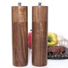 Wooden Salt and Pepper Grinder Set Manual Salt and Pepper Mills for Seasoning; Meal Prep; Cooking; Serving; Dining; BBQ Tools