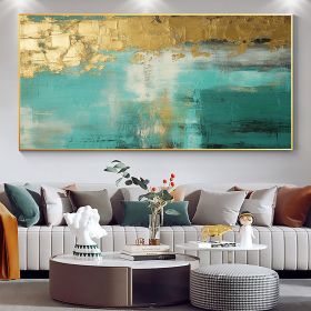 Handmade Oil Painting Large Original Gold Oil Painting on Canvas Abstract Gold Art Painting Bedroom Wall Decor Modern Textured Wall Art Decorative Pai (style: 01, size: 150x220cm)