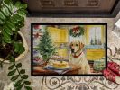 Labrador Retriever Christmas Cookies Doormat Front Door Mat Indoor Outdoor Rugs for Entryway, Non Slip Washable Low Pile, 24H X 36W