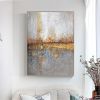 Hand Painted Oil Painting Large Abstract Painting Modern Abstract Painting Original Gold Textured Painting Bedroom Wall Art Abstract Painting Acrylic